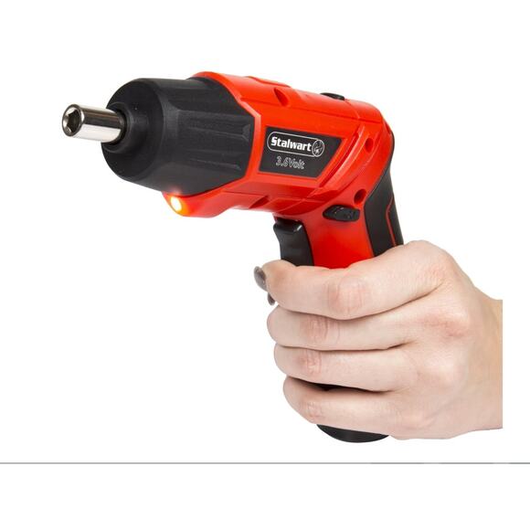 45Pc Pivot Screwdriver CordlessRecharg 3.6V Batt, 2Flashlights,Bits,Sockets,Case - Picture 8 of 8